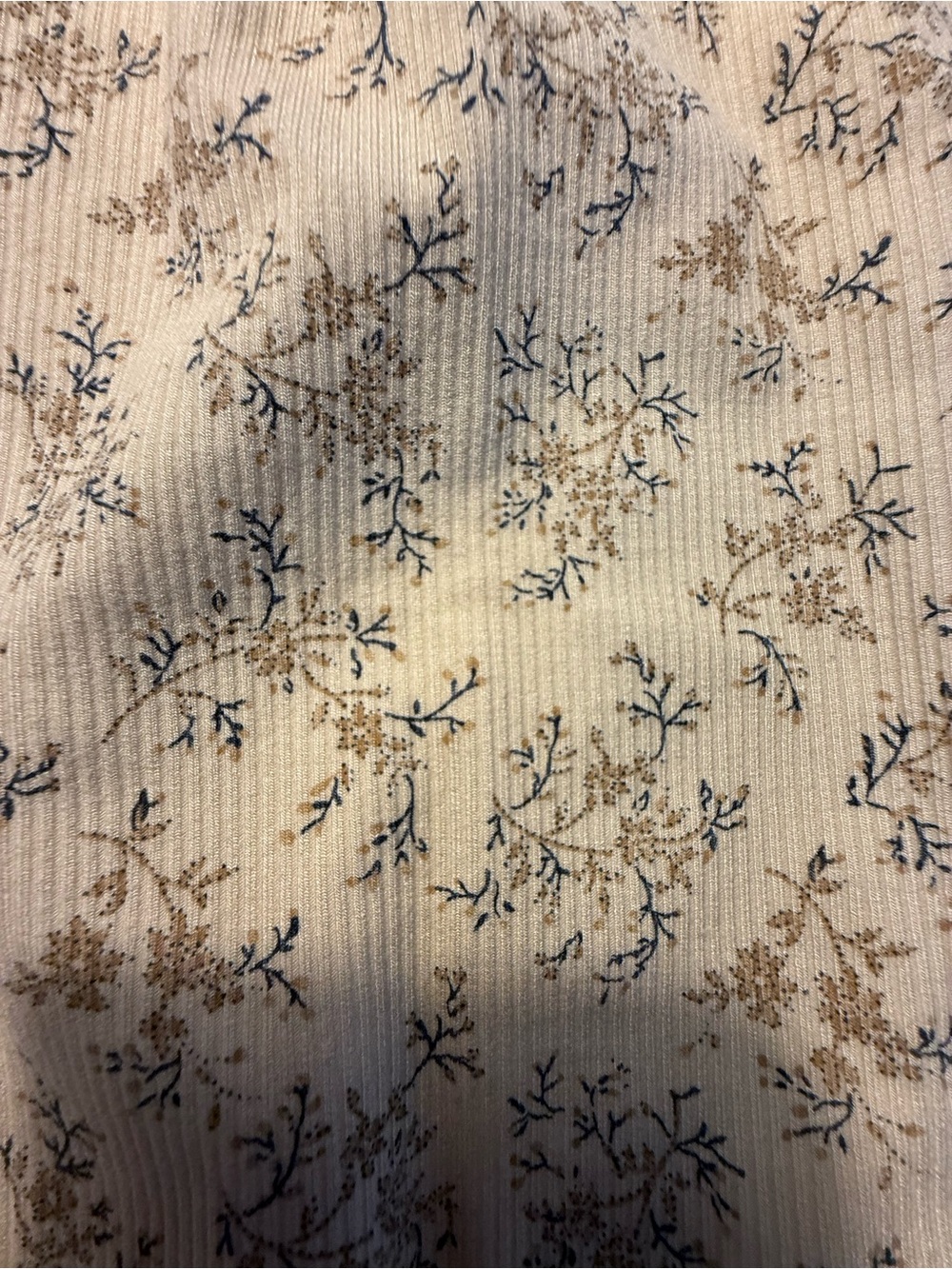 POL Beige Floral Panel Track Pants - Picture 4 of 6